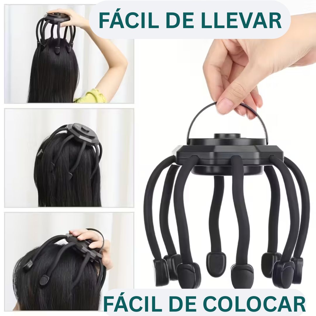 RelaxaPulse: Masajeador Eléctrico Relajante ¡Adiós a las Migrañas y Dolores de Cabeza!