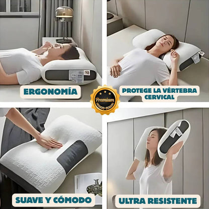 Almohada ortopédica 3D: Despierta sin dolores y mejora tu postura mientras duermes