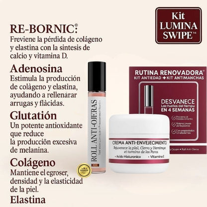 LUMINA SWIPE™: Kit Antiedad - Hidratación y Juventud al Instante