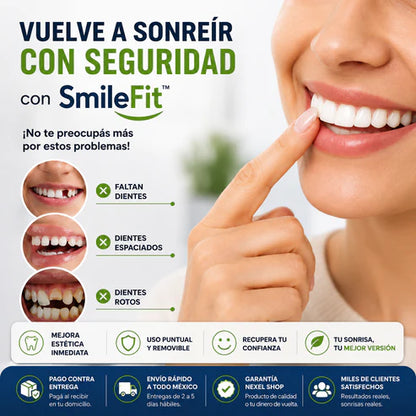 SmileFit™ CARILLAS DENTALES REMOVIBLES