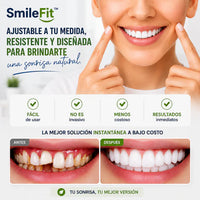 SmileFit™ CARILLAS DENTALES REMOVIBLES
