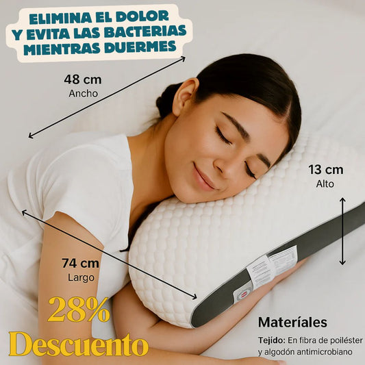 Almohada ortopédica 3D: Despierta sin dolores y mejora tu postura mientras duermes