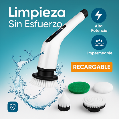 Cepillo eléctrico multifuncional® con 9 cabezales intercambiables.