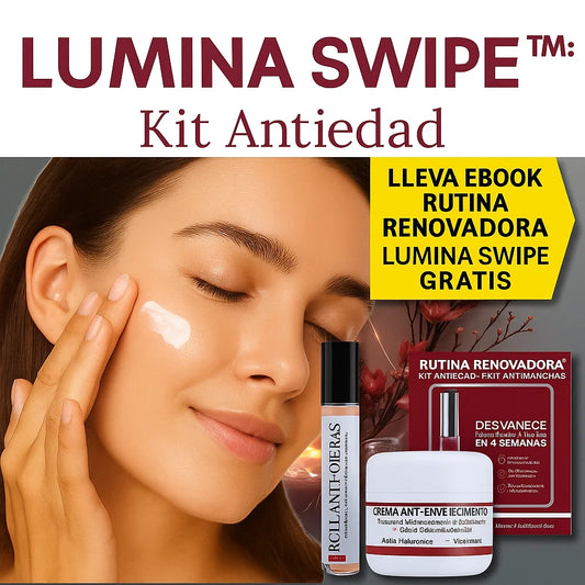 LUMINA SWIPE™: Kit Antiedad - Hidratación y Juventud al Instante