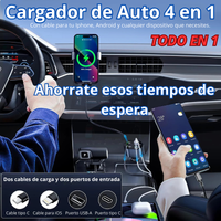 ENCHUFE CONECTOR DE CARRO 4 EN 1