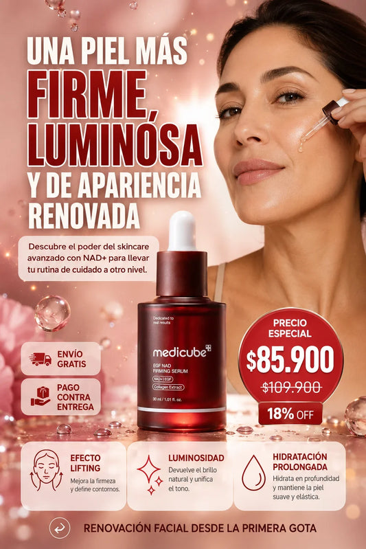 Sérum reafirmante NAD+ | Efecto lifting, luminosidad y piel más firme